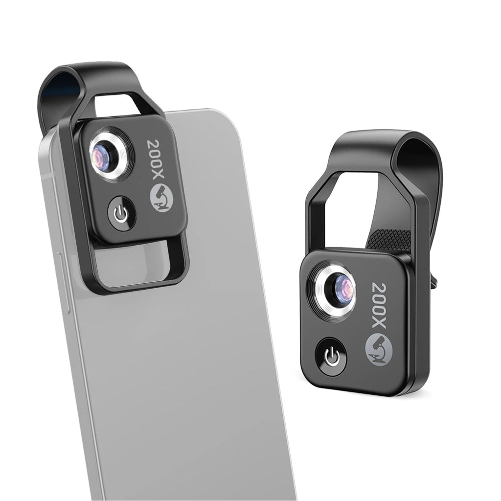 Lente Microscopio para Teléfono 100X/200X con Clip