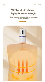 Secadora Portátil Mini de Viaje - Calentamiento PTC