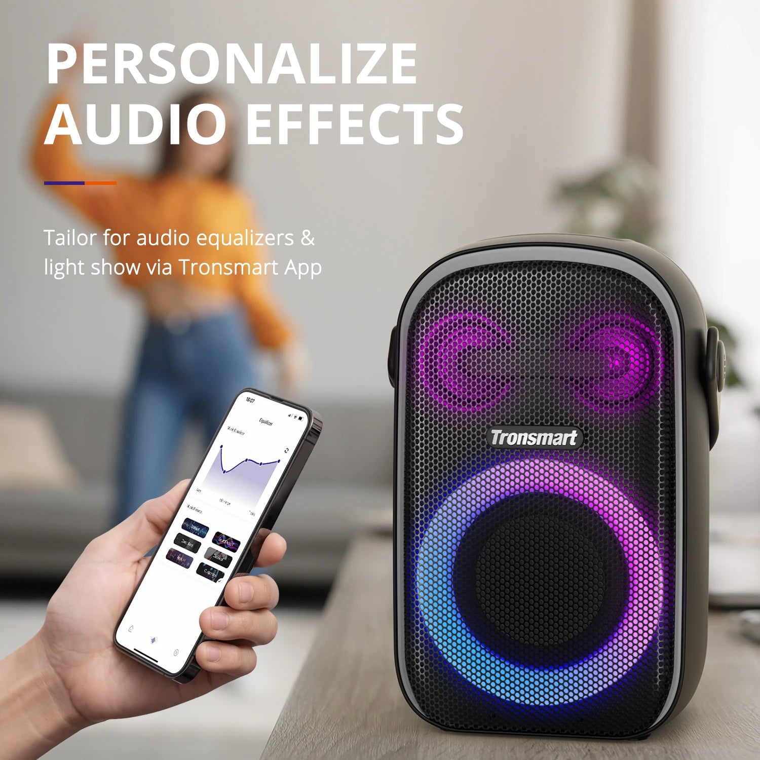 Altavoz,vocina Portátil Bluetooth Tronsmart® Halo 110 – Karaoke. CALIDAD ALTA