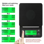 Báscula Digital Multifunción para Café con Temporizador