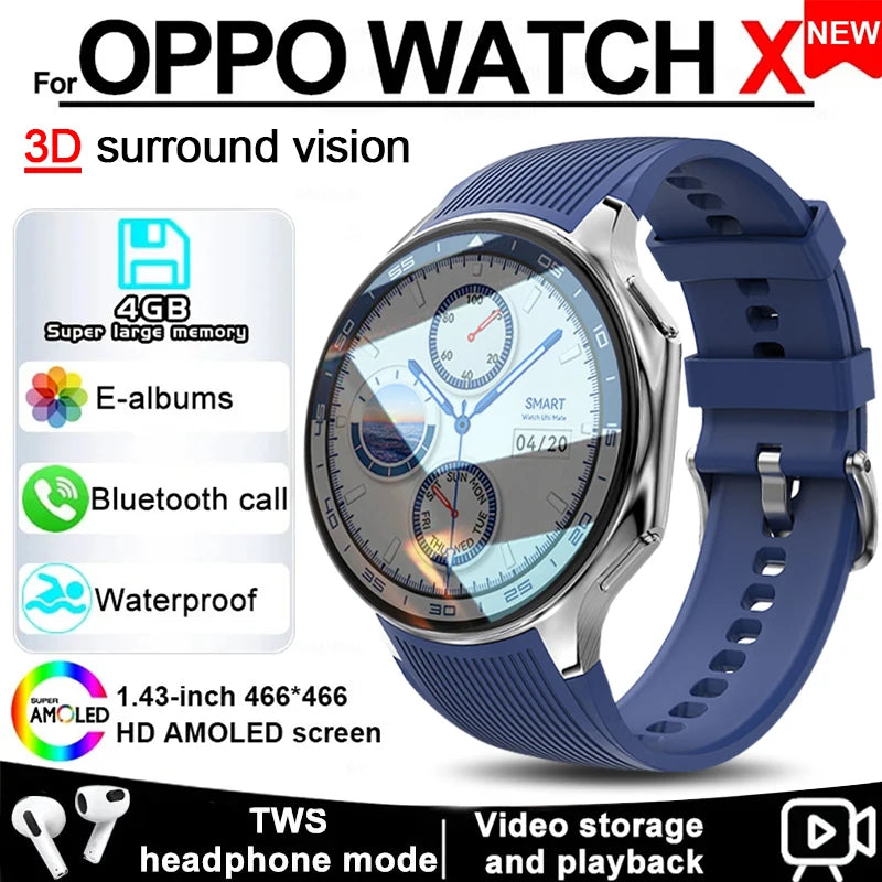 Smartwatch OPPO Watch X 2024 - Pantalla AMOLED