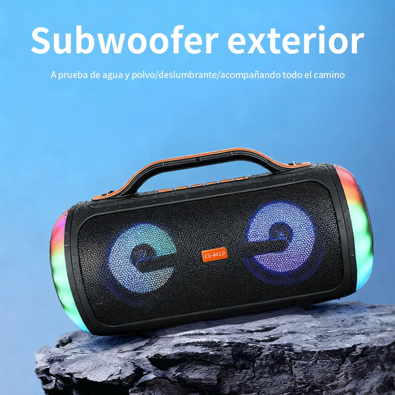 Altavoz Portátil Bluetooth IRUIBO® con Luz Fantasía CALIDAD MEDIA