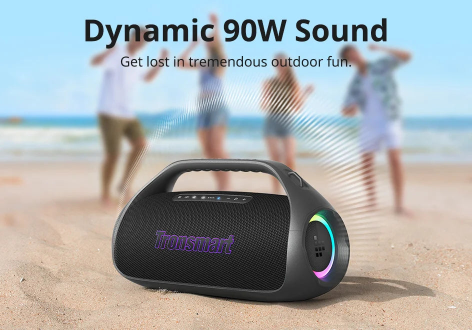 Altavoz, vocina Portátil Bluetooth Tronsmart® Bang 2 – 90W. ORIGINAL DE ALTA CALIDAD