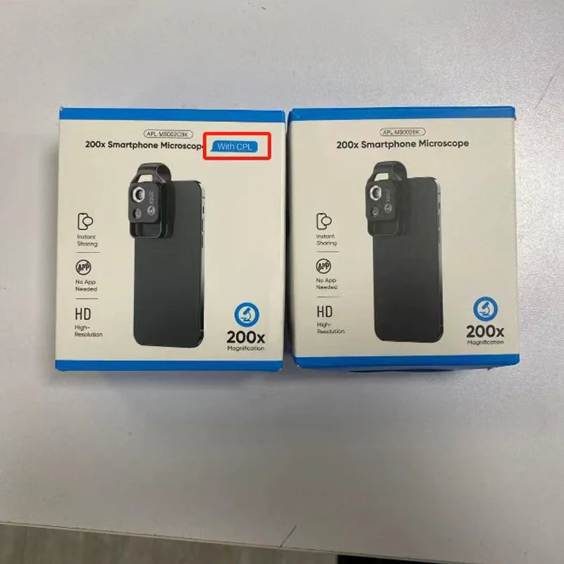 Lente Microscopio para Teléfono 100X/200X con Clip