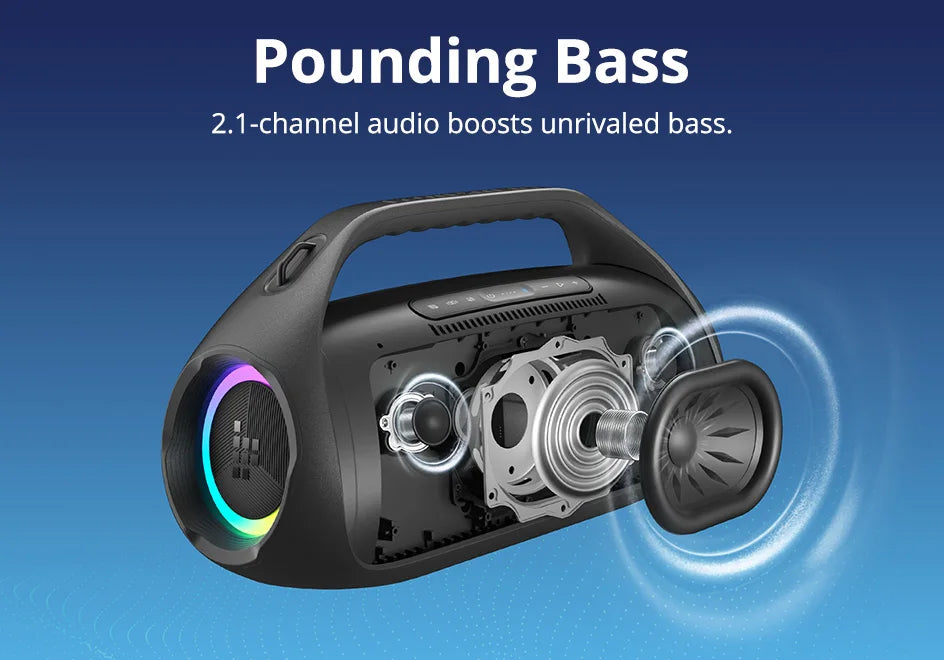 Altavoz, vocina Portátil Bluetooth Tronsmart® Bang 2 – 90W. ORIGINAL DE ALTA CALIDAD