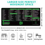 Alfombrilla de Ratón XXL Gaming - Bordes Cosidos