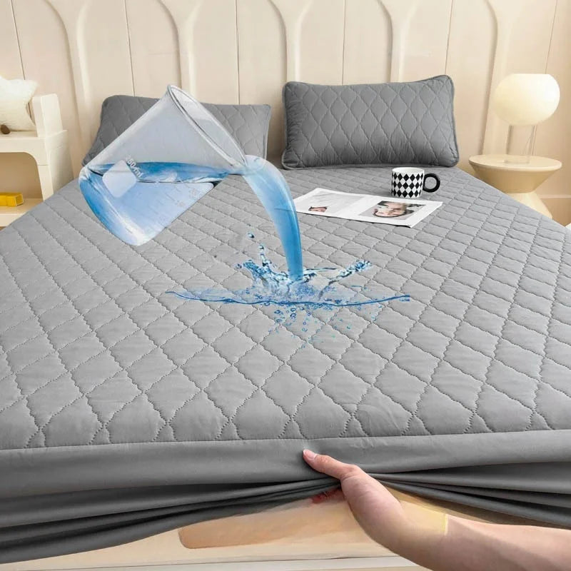 Fundas Protectoras Impermeables para Colchón – Color Liso (2 o 3 Piezas)