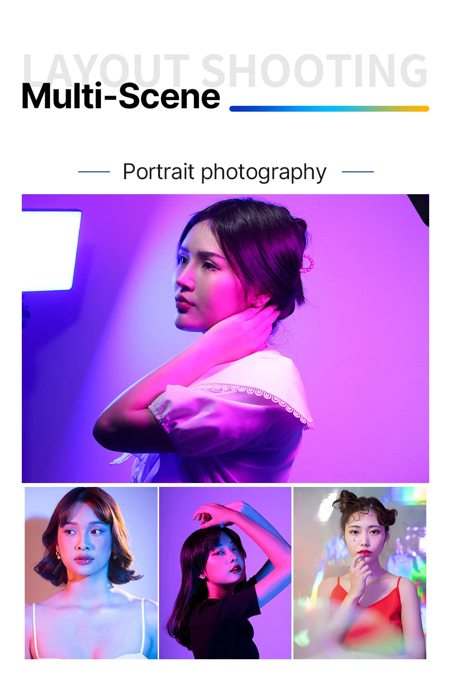 Luz de Video RGB Ulanzi LT003 - Panel 15W