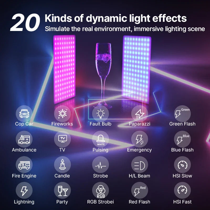 Luz de Video RGB Ulanzi LT003 - Panel 15W