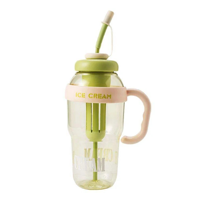 Vaso Reutilizable Grande con Asa y Pajita 1300 ml – IRUIBO