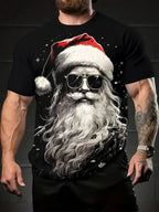 Camiseta Navideña Papá Noel - Manga Corta Hombre
