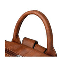 Mochila Retro Impermeable PU - Antirrobo Mujer