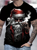 Camiseta Navideña Papá Noel - Manga Corta Hombre