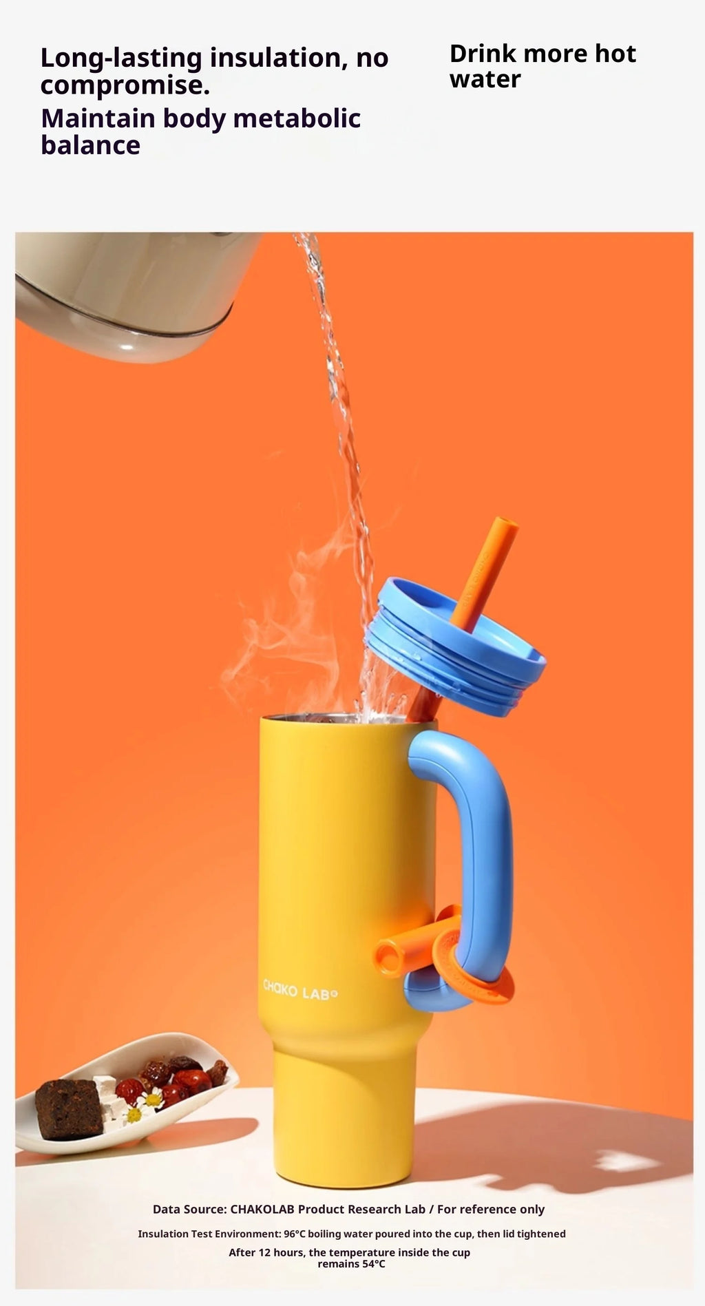 Vaso Térmico Chakolab 1050ML - Acero Inoxidable 316