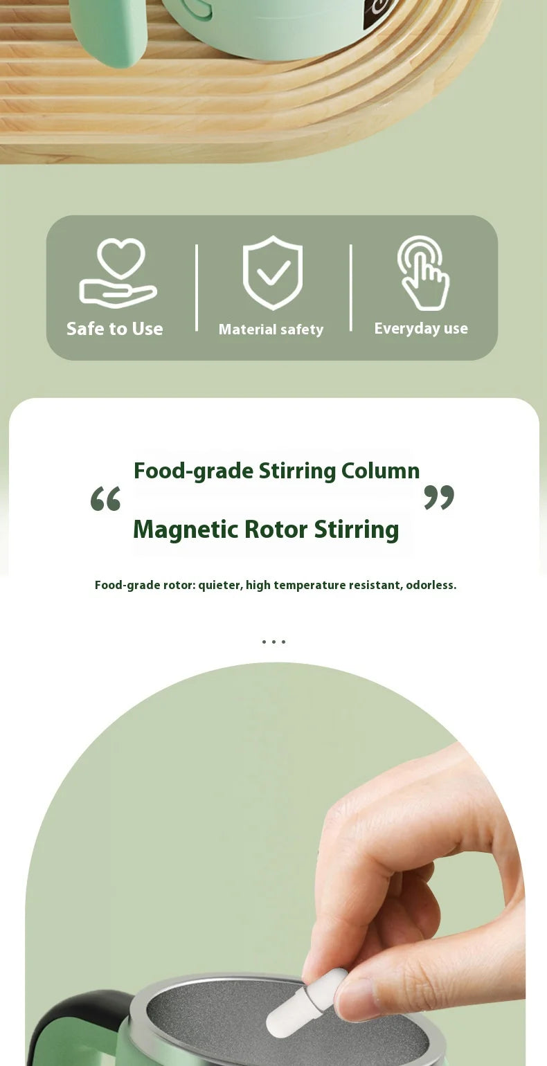 Taza Inteligente con Medición de Temperatura y Agitador Magnético Automático