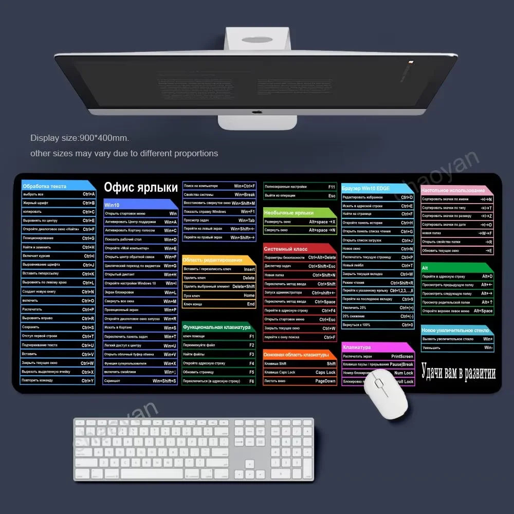 Alfombrilla de Ratón XXL Gaming - Bordes Cosidos