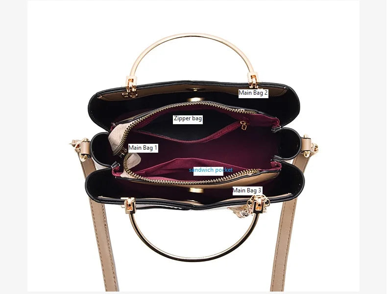 Bolso de Mujer Fashion PU - Estilo Retro