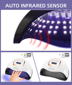 LÁMPARA DE UÑAS UV LED 380W PROFESIONAL