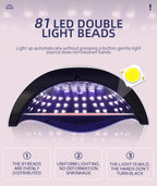 LÁMPARA DE UÑAS UV LED 380W PROFESIONAL