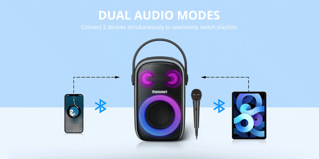 Altavoz,vocina Portátil Bluetooth Tronsmart® Halo 110 – Karaoke. CALIDAD ALTA