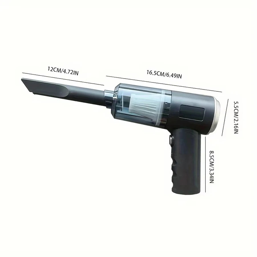 Aspiradora de Mano para Auto y Hogar – Súper Succión y Bajo Ruido | OKADY