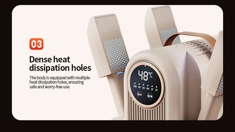 Secador de Zapatos Portátil Plegable - 180W