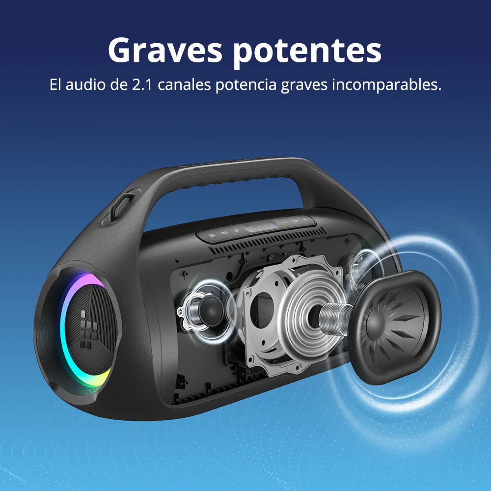 Altavoz, vocina Portátil Bluetooth Tronsmart® Bang 2 – 90W. ORIGINAL DE ALTA CALIDAD