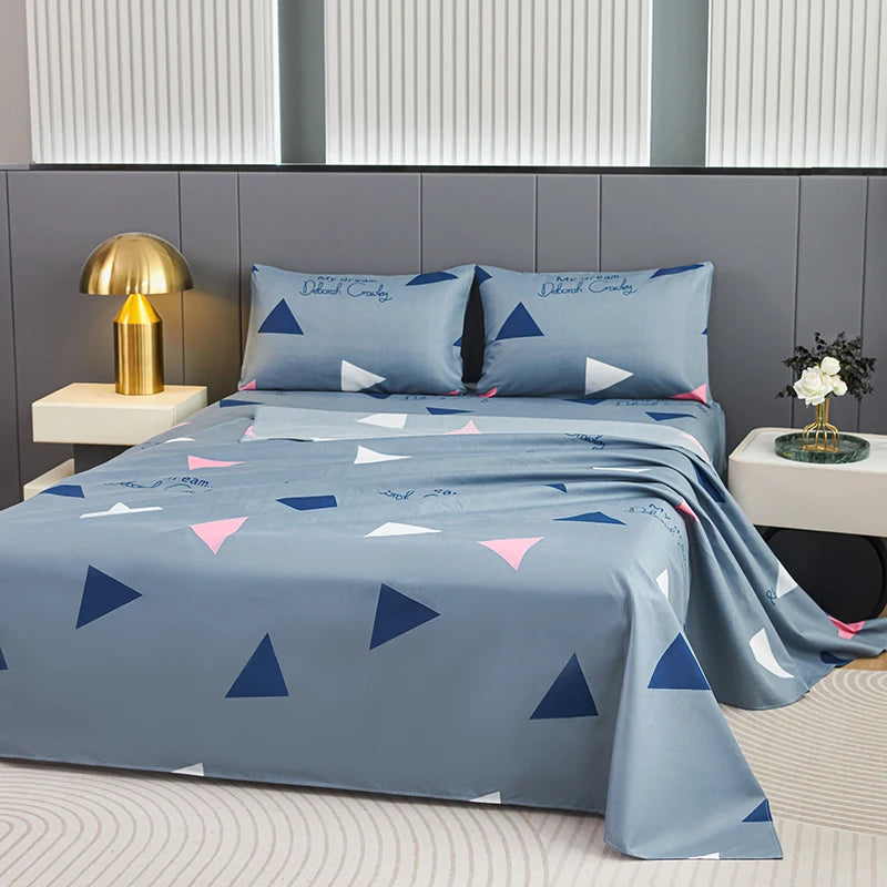 Juego de Ropa de Cama Tamaño Grande – Estampado Floral Jacquard (3 o 4 Piezas)