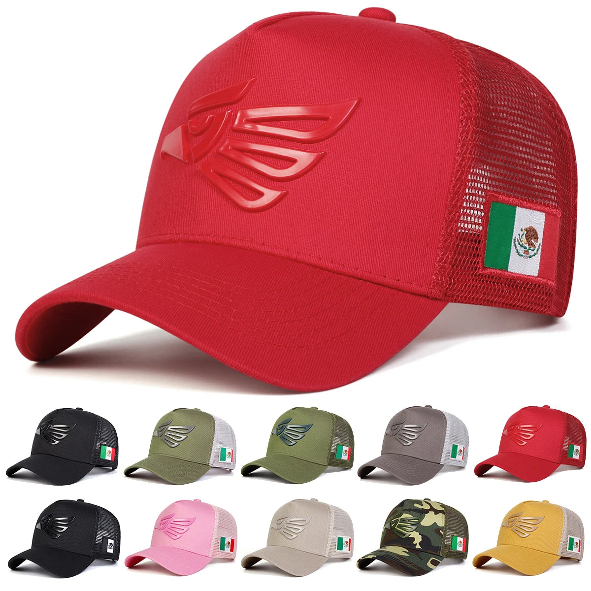 Gorra Unisex Águila Mexicana - Malla Transpirable