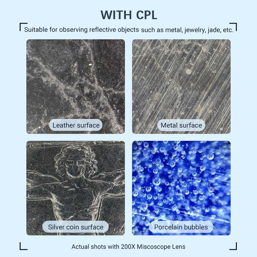 Lente Microscopio para Teléfono 100X/200X con Clip