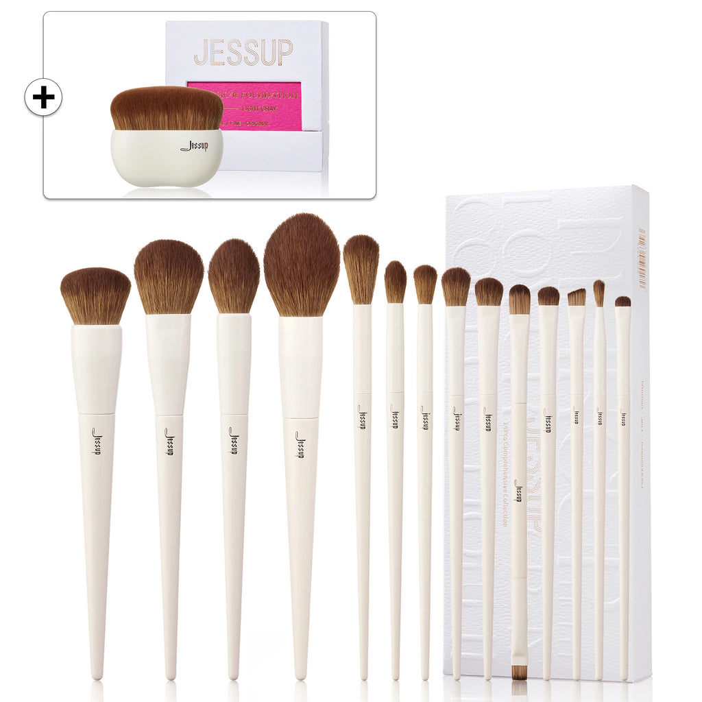 Set de Brochas de Maquillaje Jessup 10-14 Piezas
