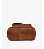 Mochila Retro Impermeable PU - Antirrobo Mujer