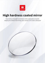 Reloj OLEVS de acero inoxidable para hombre, estilo empresarial minimalista, de lujo,