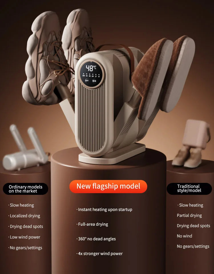 Secador de Zapatos Portátil Plegable - 180W