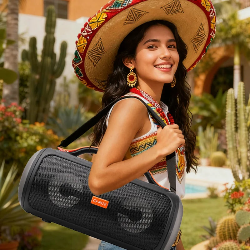 Altavoz Portátil Bluetooth IRUIBO® con Luz Fantasía CALIDAD MEDIA