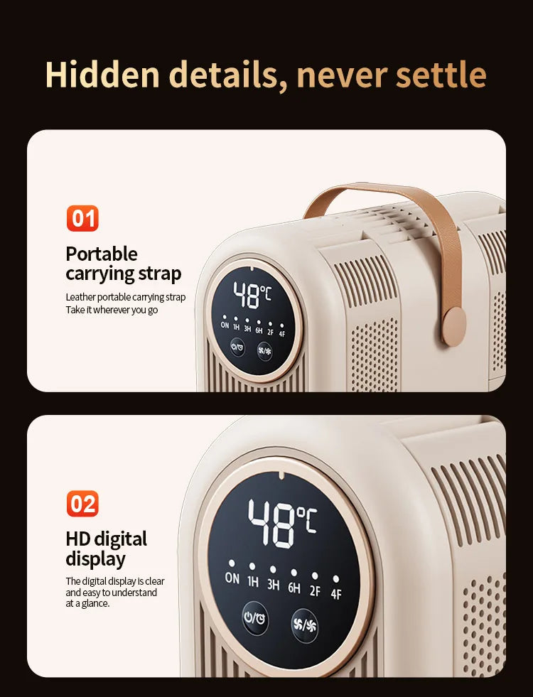 Secador de Zapatos Portátil Plegable - 180W