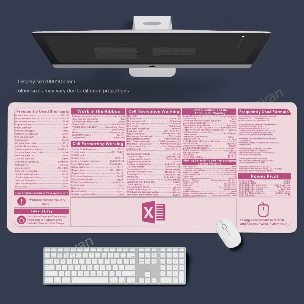 Alfombrilla de Ratón XXL Gaming - Bordes Cosidos