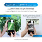 Lente Microscopio para Teléfono 100X/200X con Clip