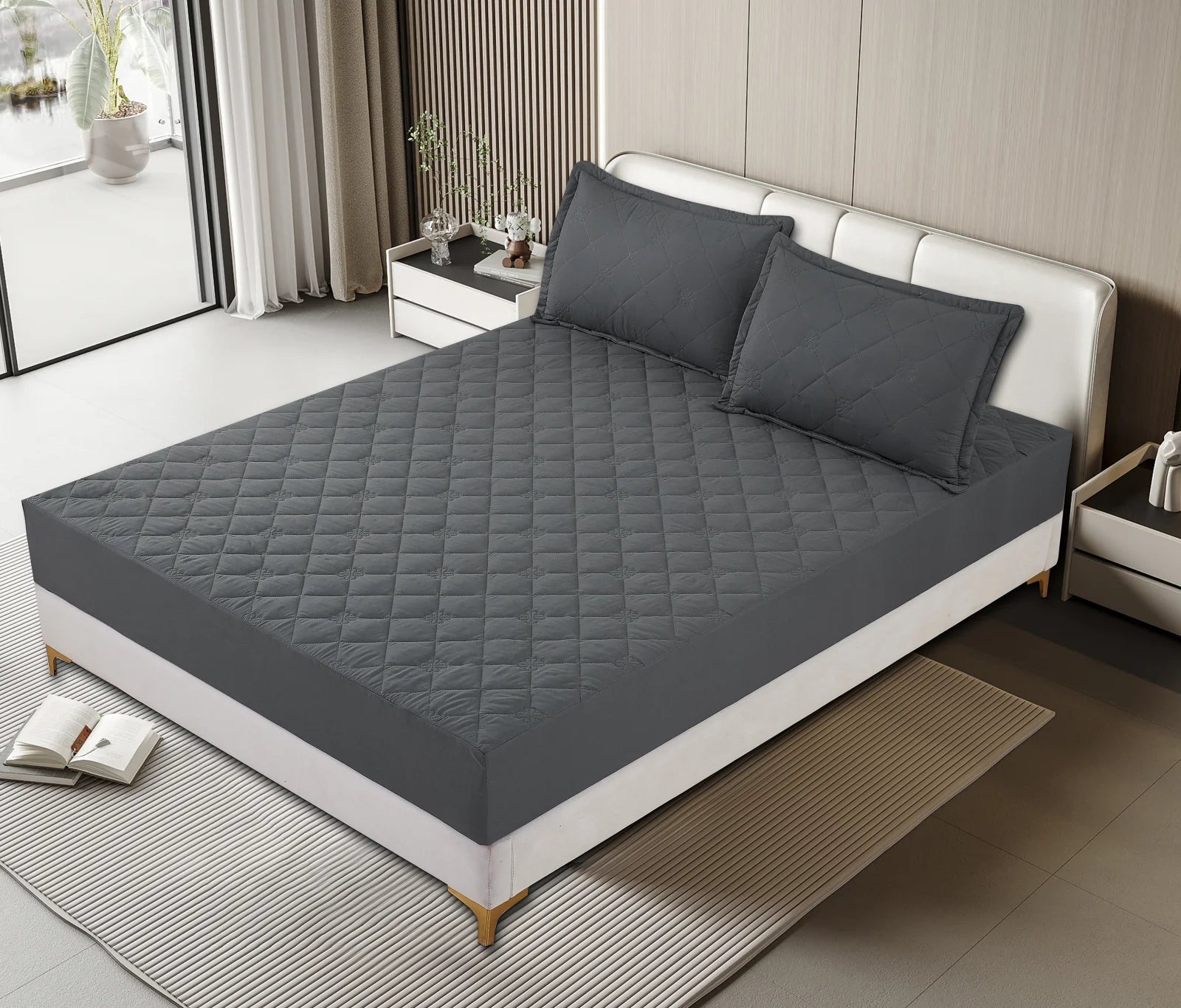 Fundas Protectoras Impermeables para Colchón – Color Liso (2 o 3 Piezas)