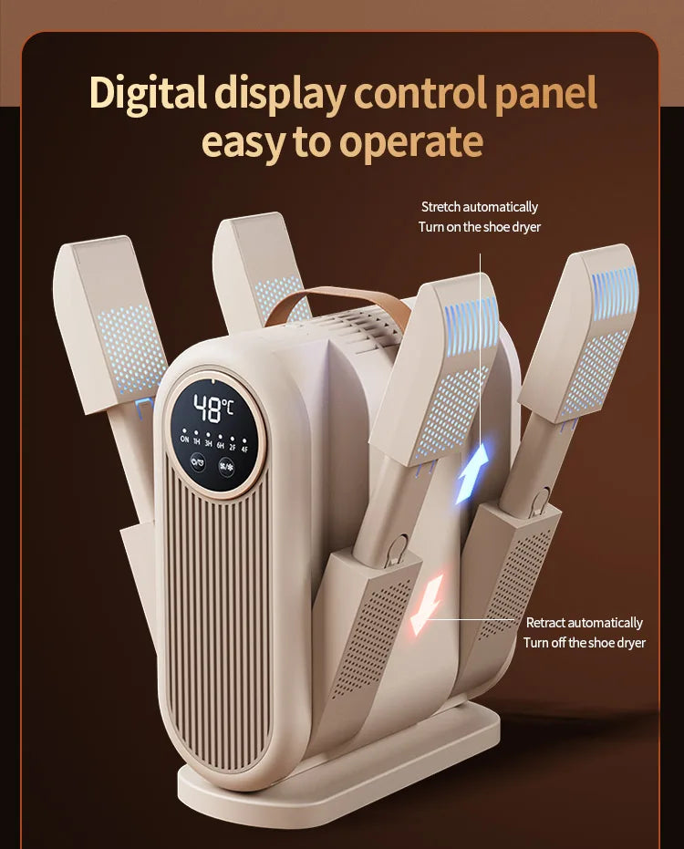Secador de Zapatos Portátil Plegable - 180W