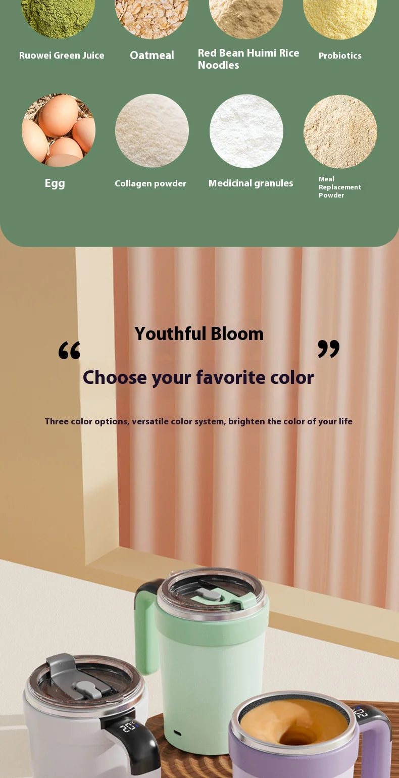 Taza Inteligente con Medición de Temperatura y Agitador Magnético Automático