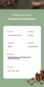 Taza Inteligente con Medición de Temperatura y Agitador Magnético Automático