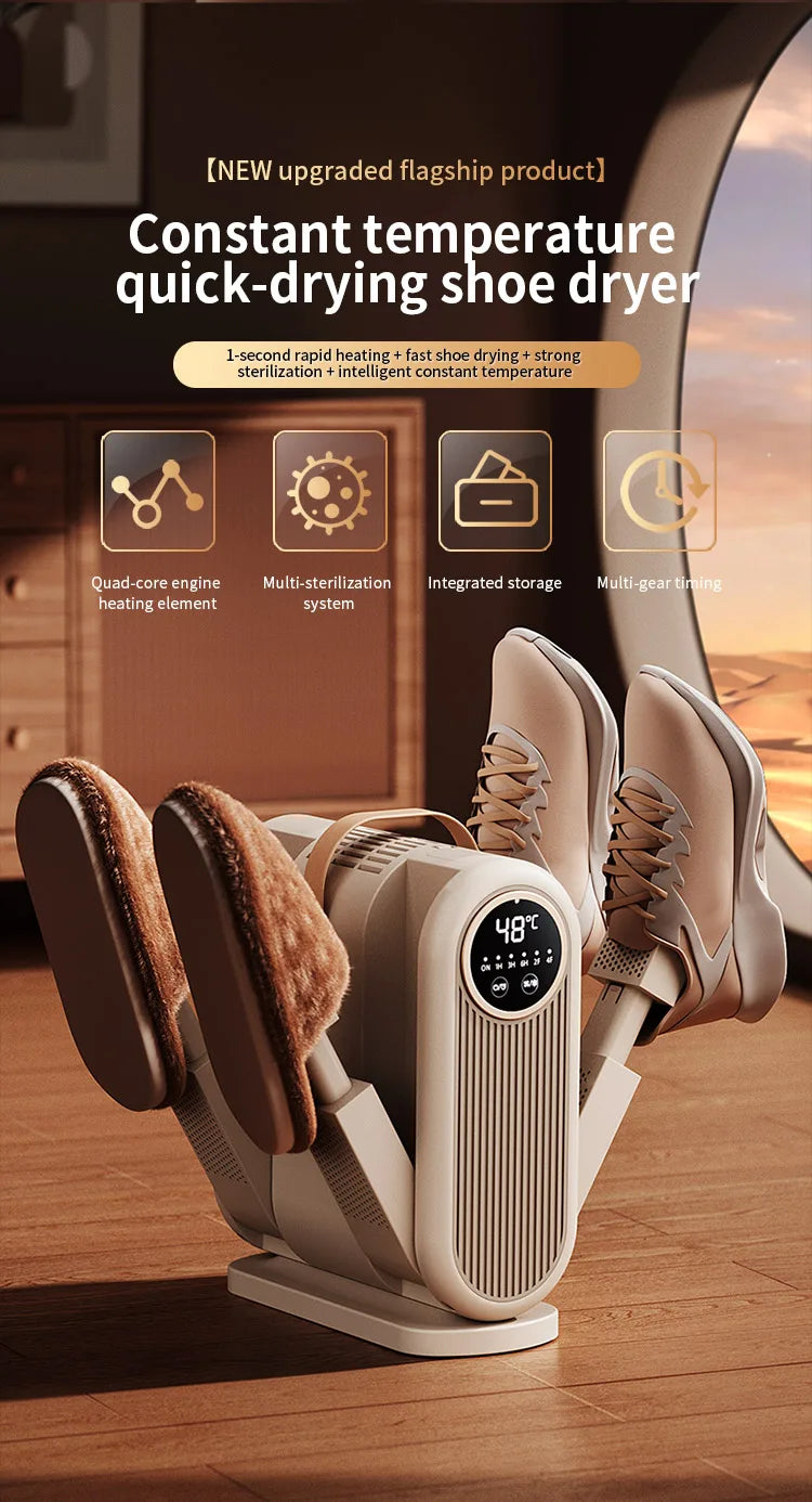 Secador de Zapatos Portátil Plegable - 180W