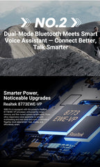 Reloj inteligente Blackview W80 Pro con pantalla de 1,91" y linterna LED para hombre