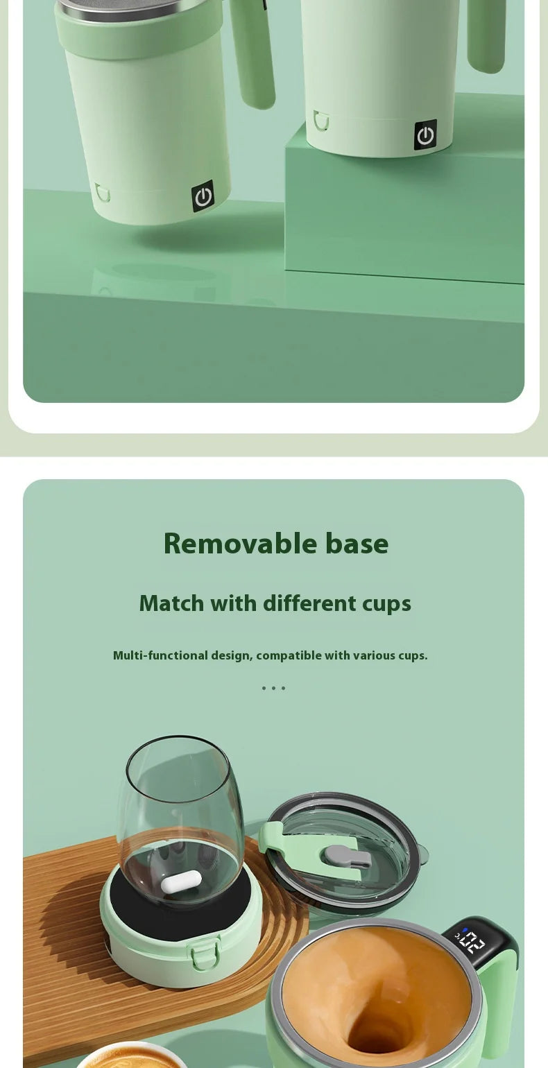 Taza Inteligente con Medición de Temperatura y Agitador Magnético Automático