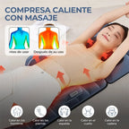 Colchoneta de Masaje Eléctrica - 10 Motores
