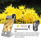 Lente Microscopio para Teléfono 100X/200X con Clip
