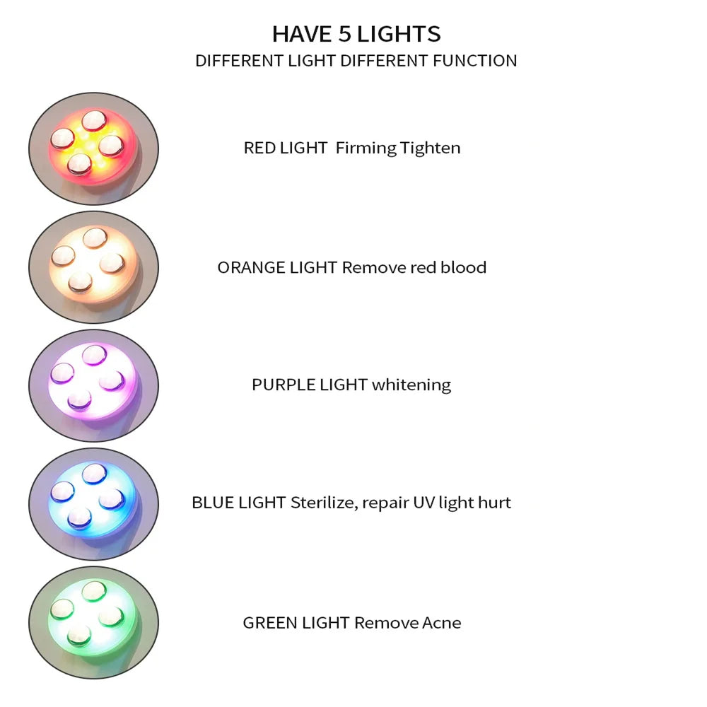 Dispositivo de Belleza RF EMS 5 en 1 - LED Photon