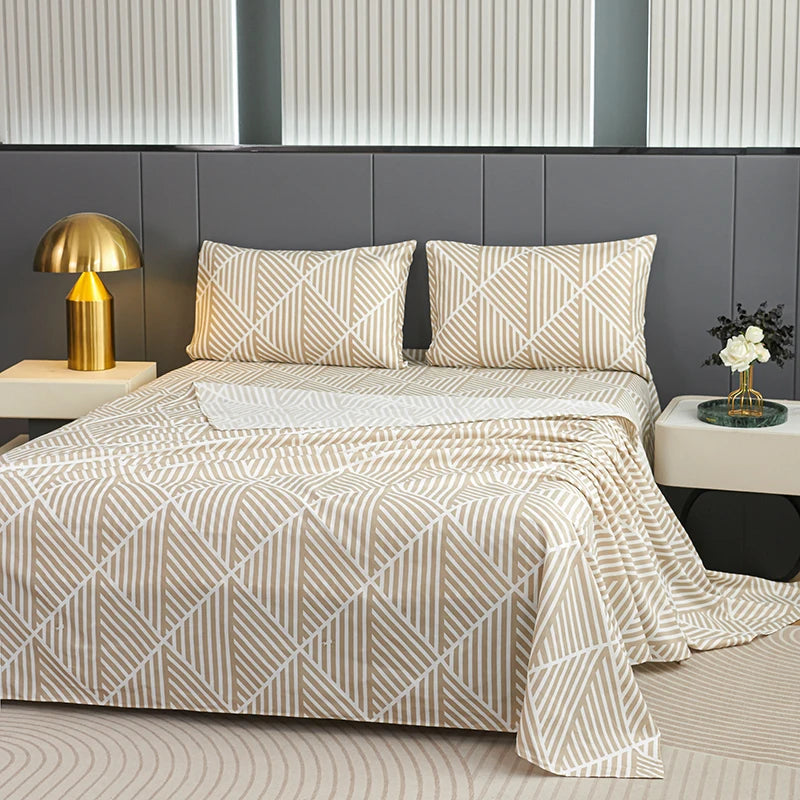 Juego de Ropa de Cama Tamaño Grande – Estampado Floral Jacquard (3 o 4 Piezas)