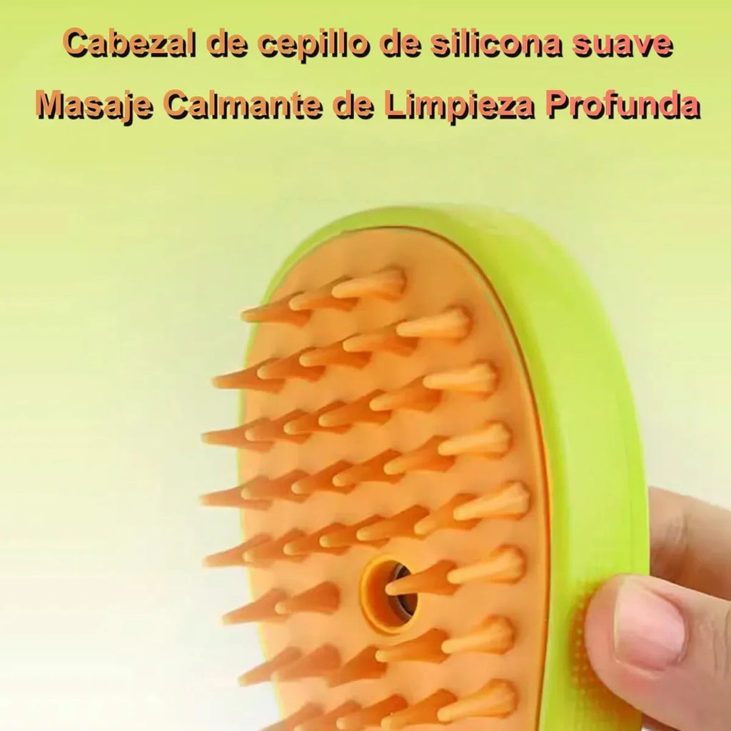 Cepillo Vapor 3 en 1 para Mascotas – Limpieza, Masaje y Depilación | Beauyork